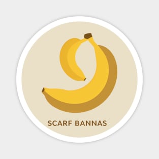 Scarf Bananas Magnet